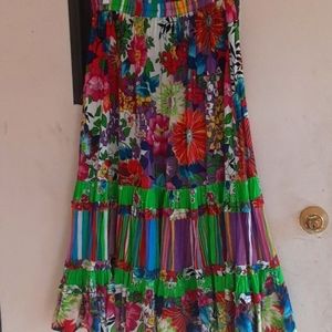 Patchington colorful swing skirt! Size Small